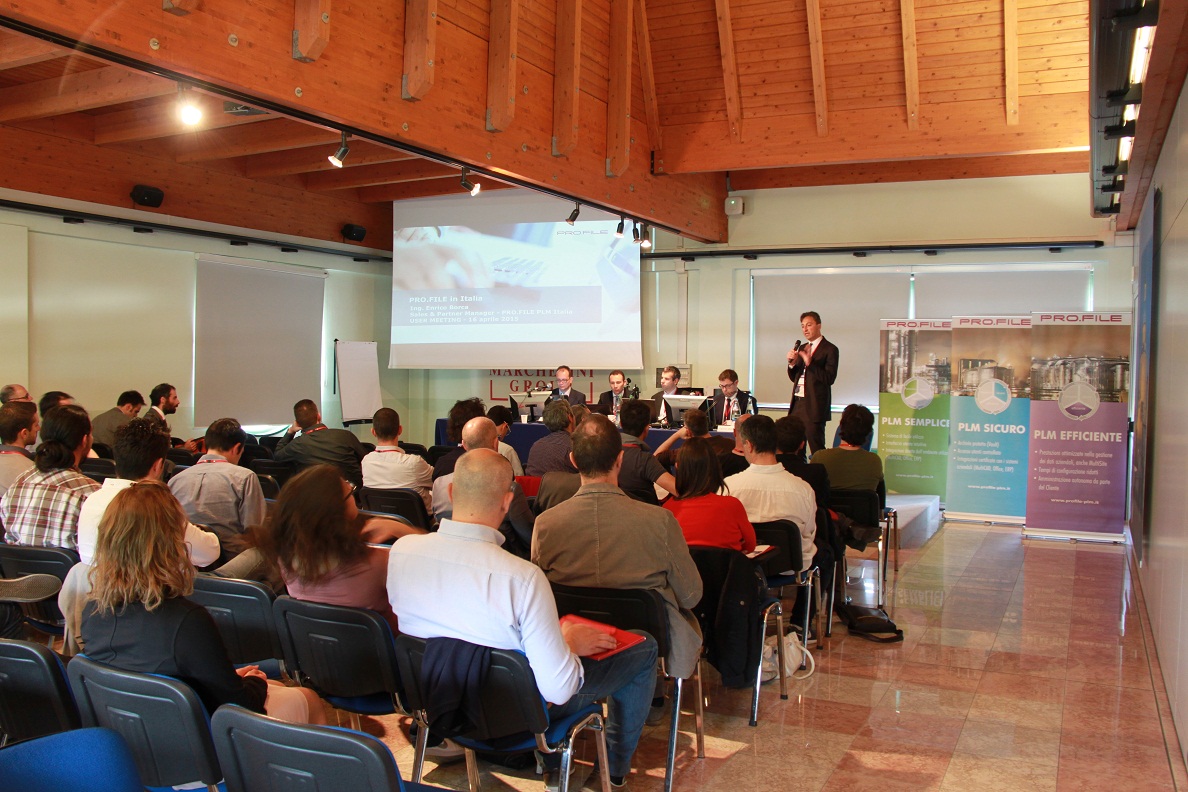 User Meeting PRO.FILE - Sala convegno presso la sede di Marchesini Group